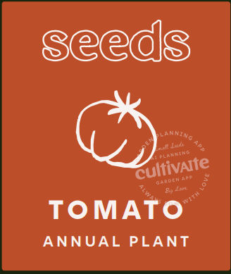 CultivAIte tomato seed packet